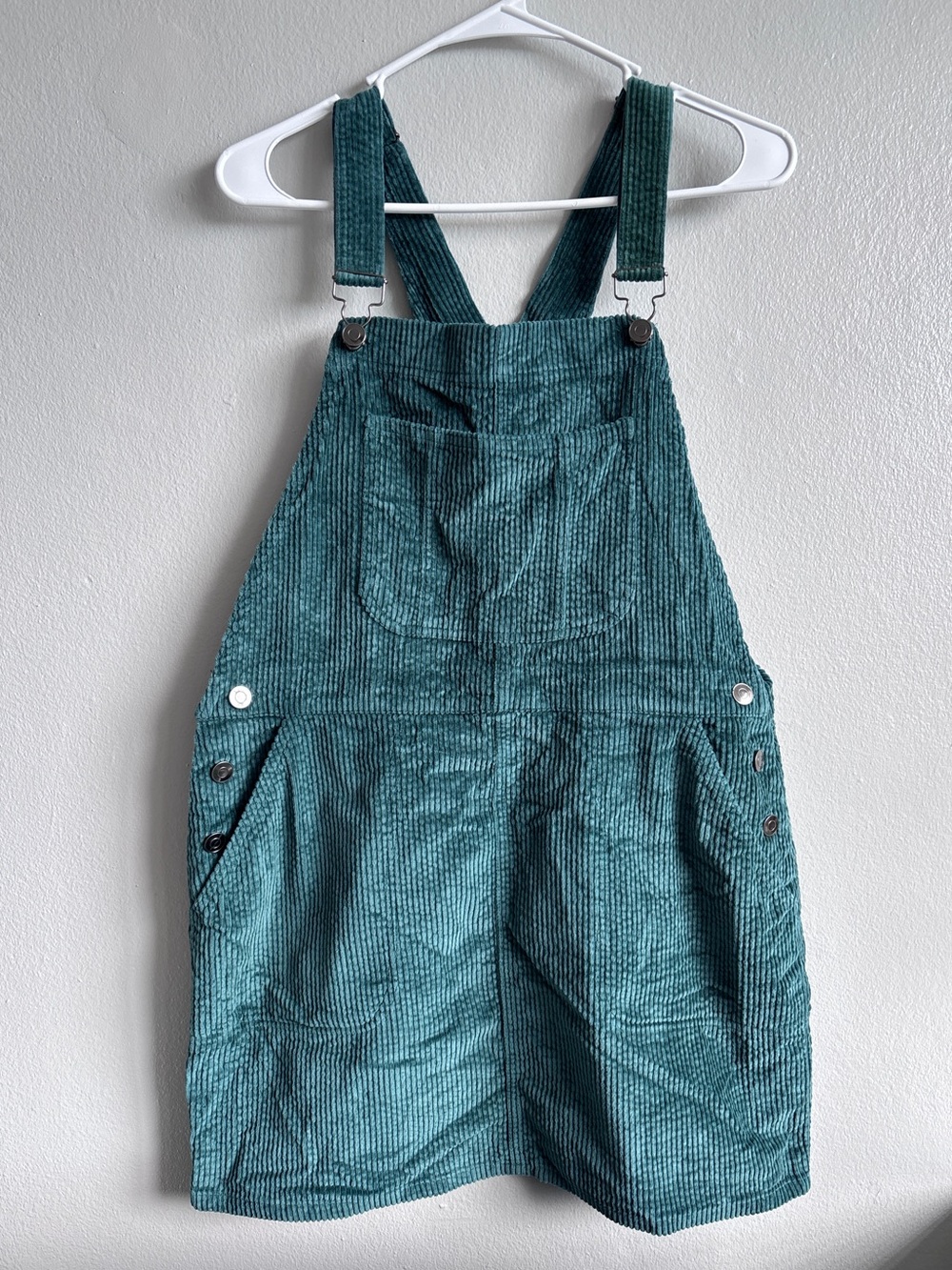 wild fable Teal Corduroy Pinafore Overalls